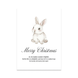 Новорічна листівка Christmas bunny